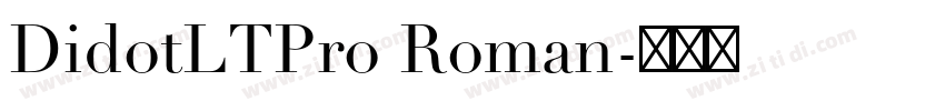 DidotLTPro Roman字体转换
